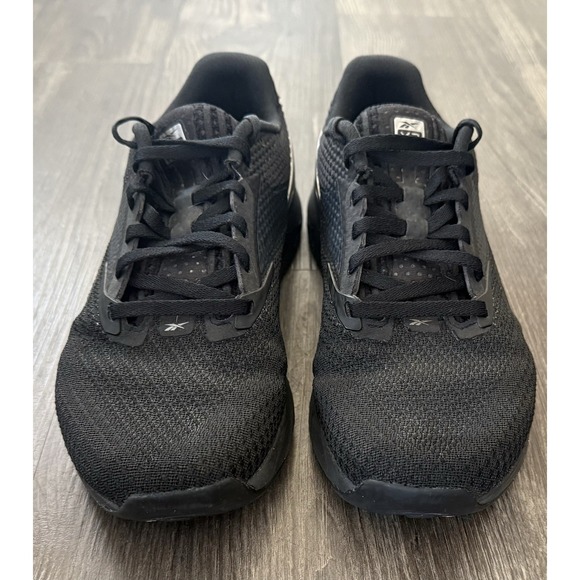 Men\'s 7 Reebok Nano X3 Core Black Pewter Shoes Sneakers Cross Train Women\'s 8.5 main image 7